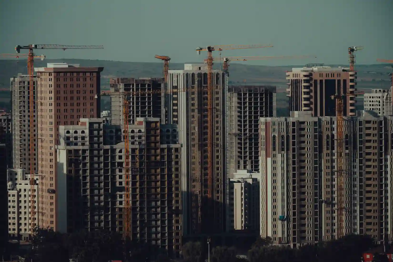 Indian construction professionals coordinating work at an active project site